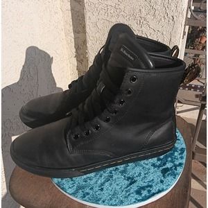 Dr. Martens Sheridan Black Combat Boot Womens US 8 - UK 6